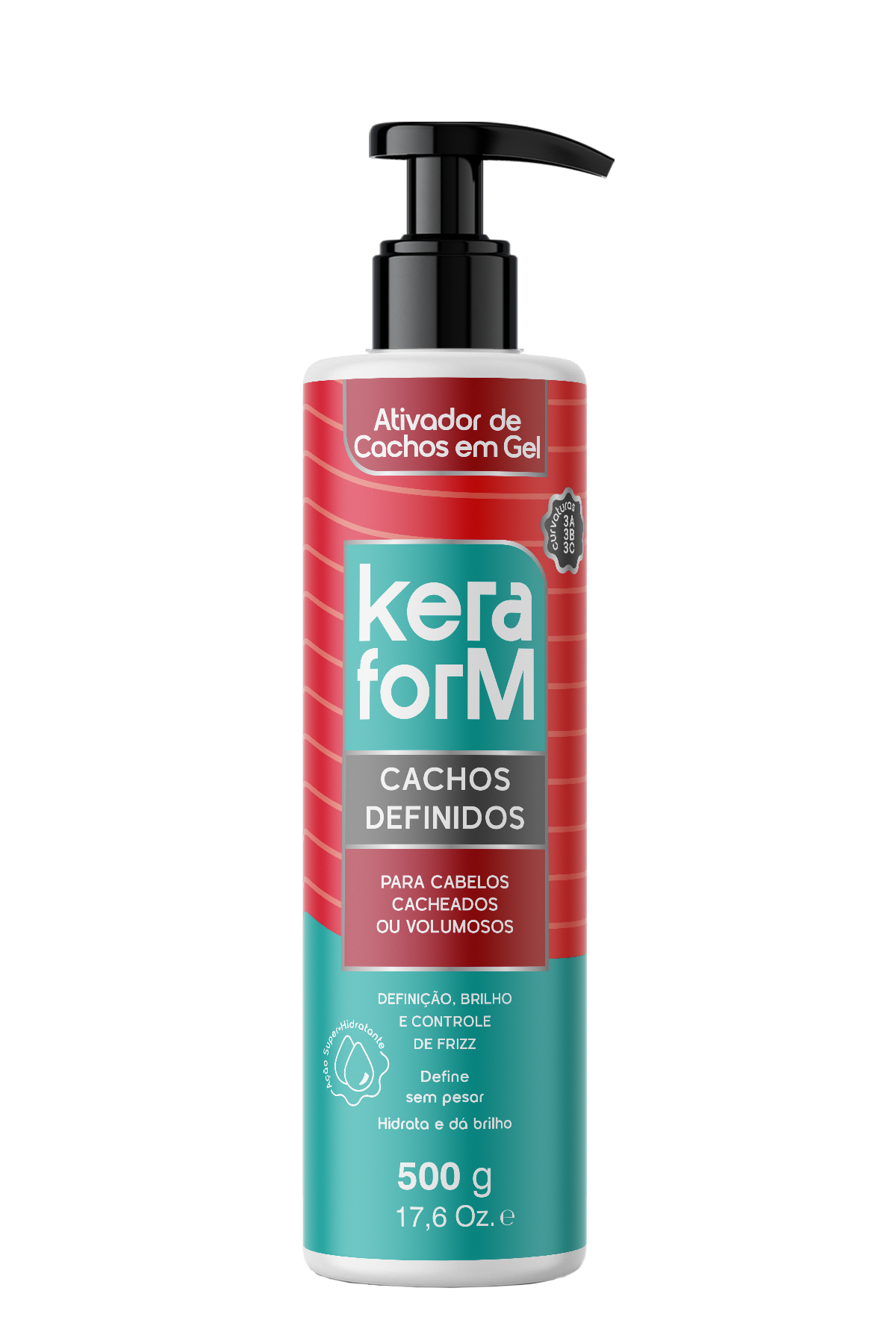 Ativador de Cachos em Gel Keraform Cachos Definidos 500g