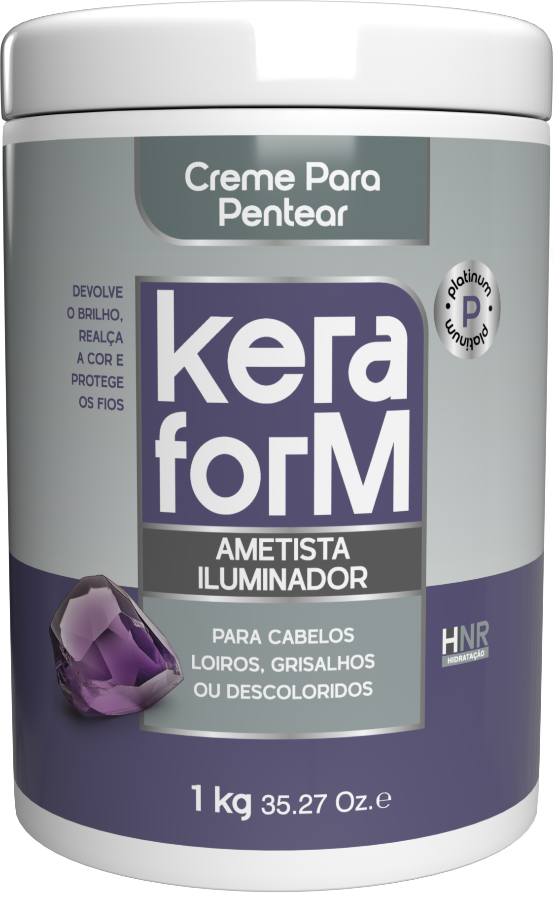 Styling Cream Keraform Ametista Iluminador 1kg