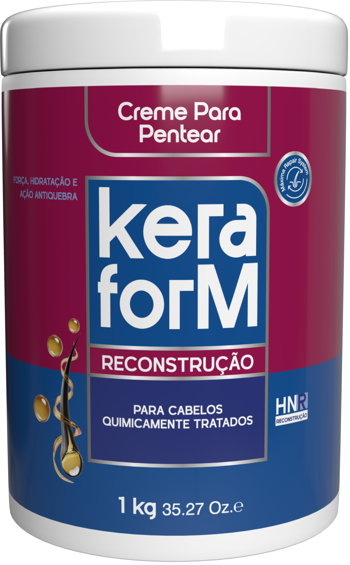Styling Cream Keraform Reconstrução Máxima 1kg