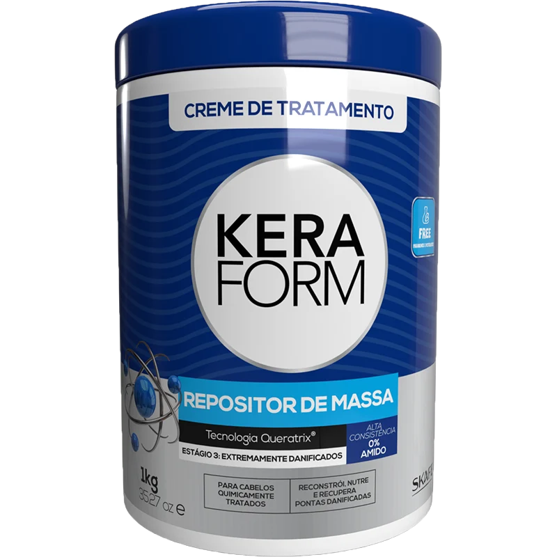 Creme de Tratamento Keraform Repositor de Massa 1kg