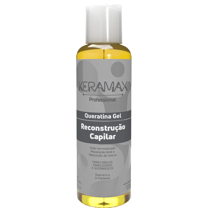 Queratina Gel Keramax Reconstrução Capilar 120g
