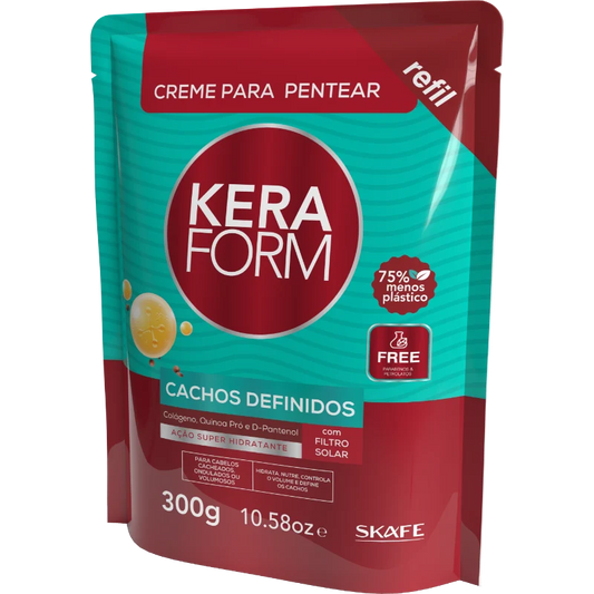 Creme para Pentear Keraform Cachos Definidos Refil 300g - imagem 2