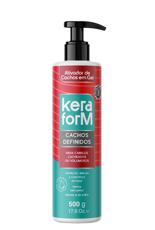 Ativador de Cachos em Gel Keraform Cachos Definidos 500g