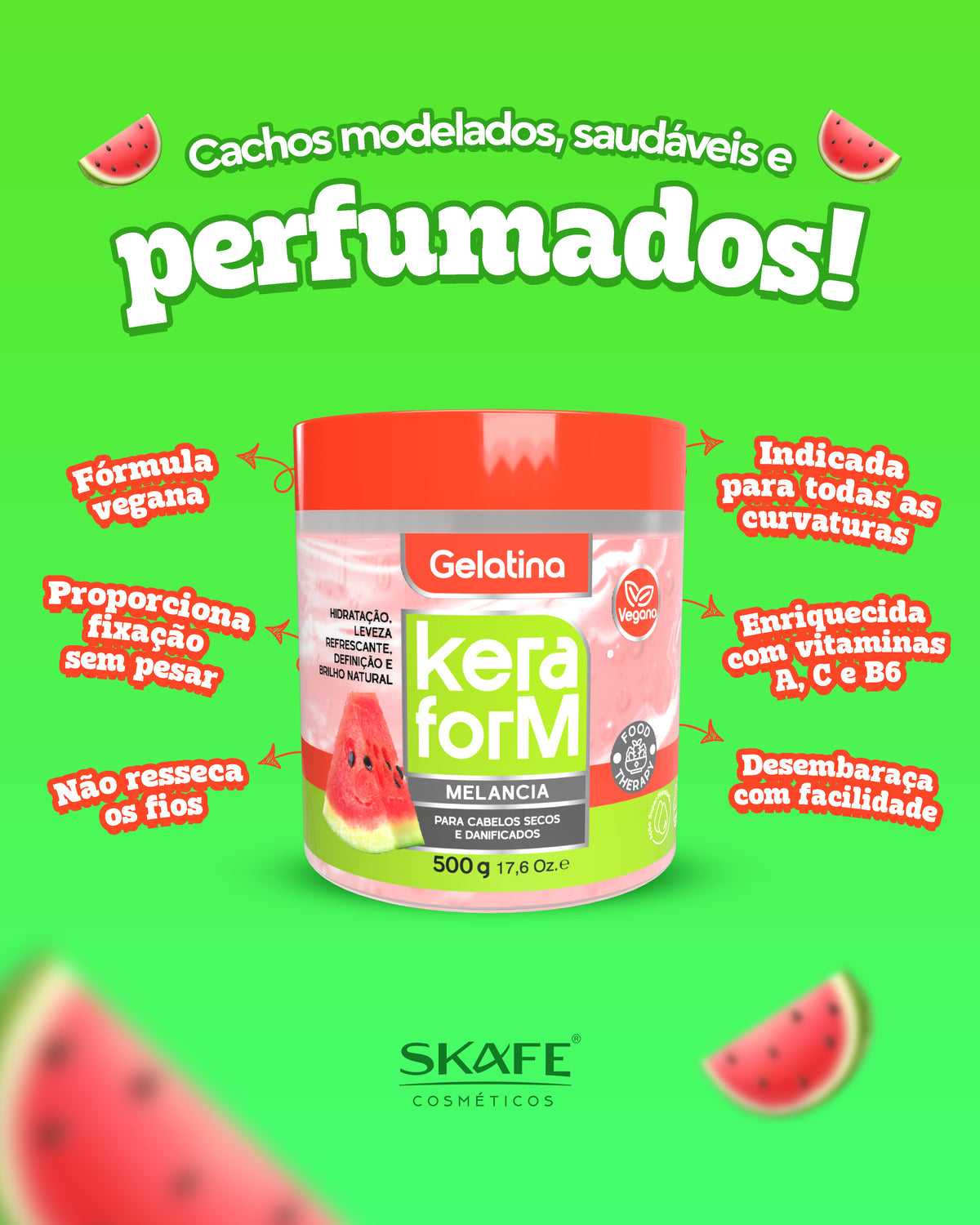 Keraform Curl Jelly Melancia 500g