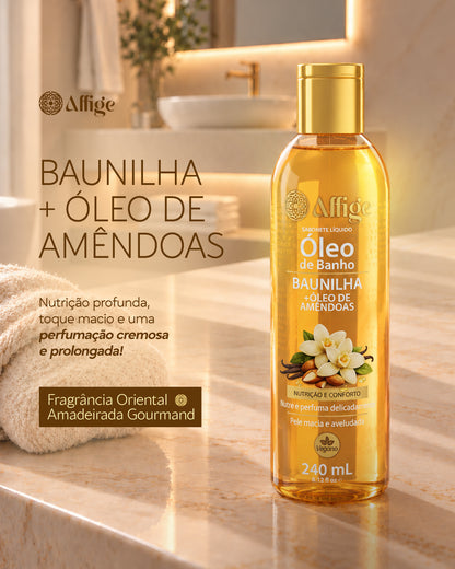 Affige Vanilla + Almond Oil Shower Oil 240ml