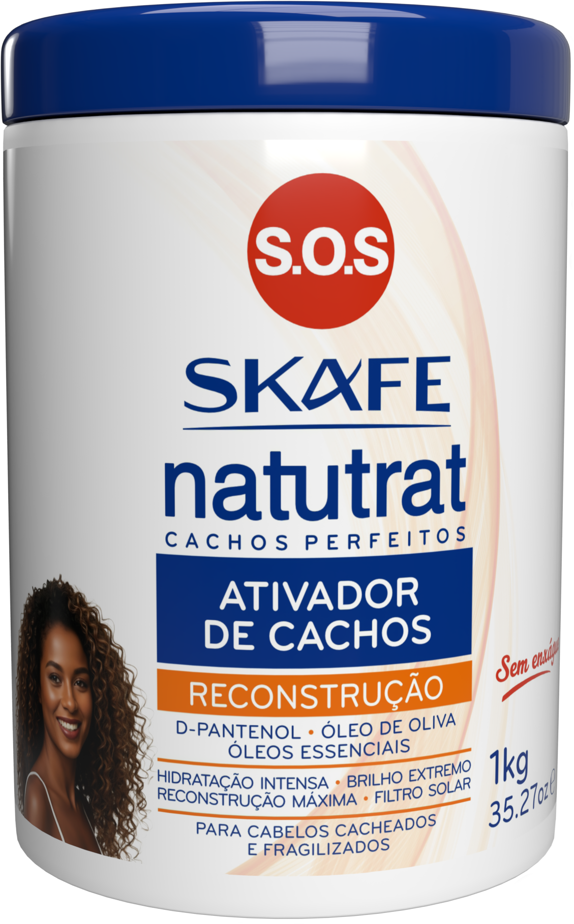 Ativador de Cachos Natutrat SOS Reconstrução 1kg
