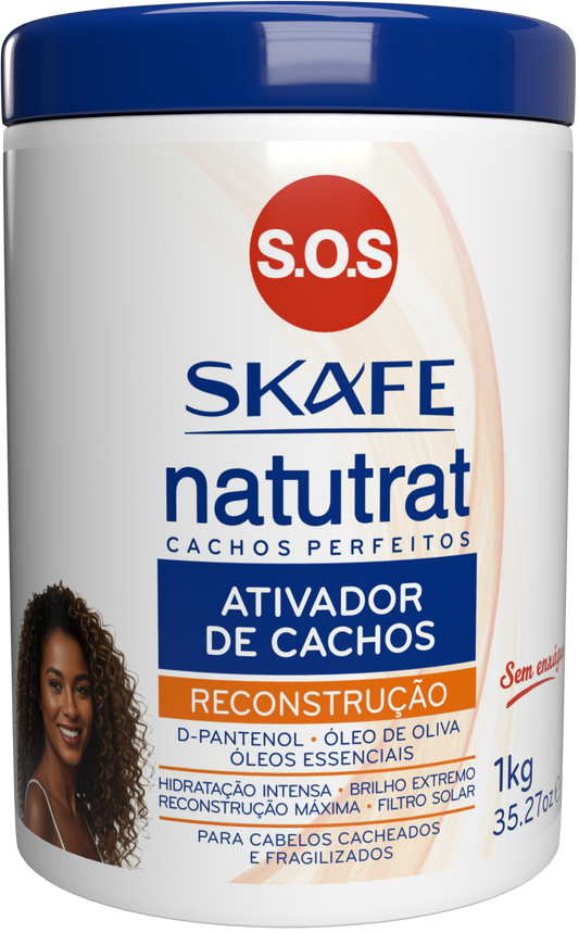 Ativador de Cachos Natutrat SOS Reconstrução 1kg