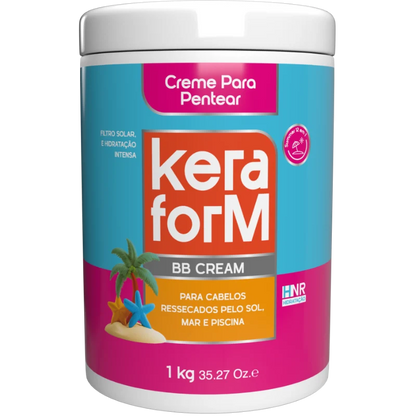 Creme para Pentear Keraform BB Cream Summer 12 em 1 - 1kg