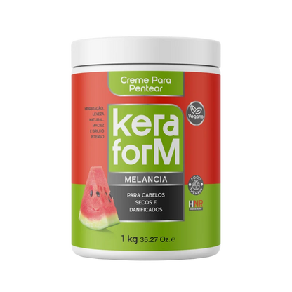 Creme Para Pentear Keraform Melancia 1kg - imagem 4