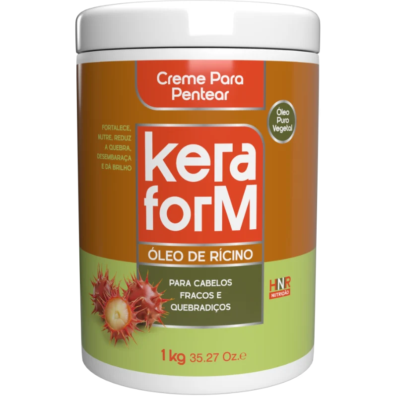 Creme para Pentear Keraform Óleo de Rícino 1kg