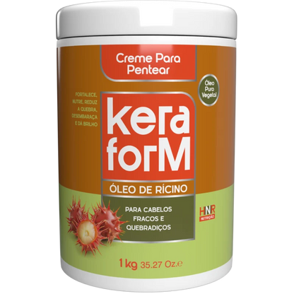 Creme para Pentear Keraform Óleo de Rícino 1kg