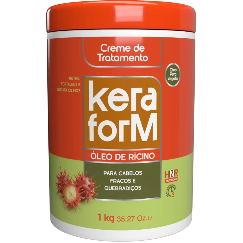 Creme de Tratamento Keraform Óleo de Rícino 1kg