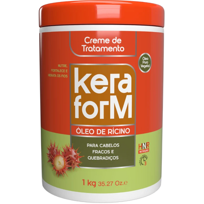 Creme de Tratamento Keraform Óleo de Rícino 1kg