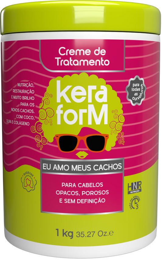 Creme de Tratamento Keraform Eu Amo Meus Cachos 1kg