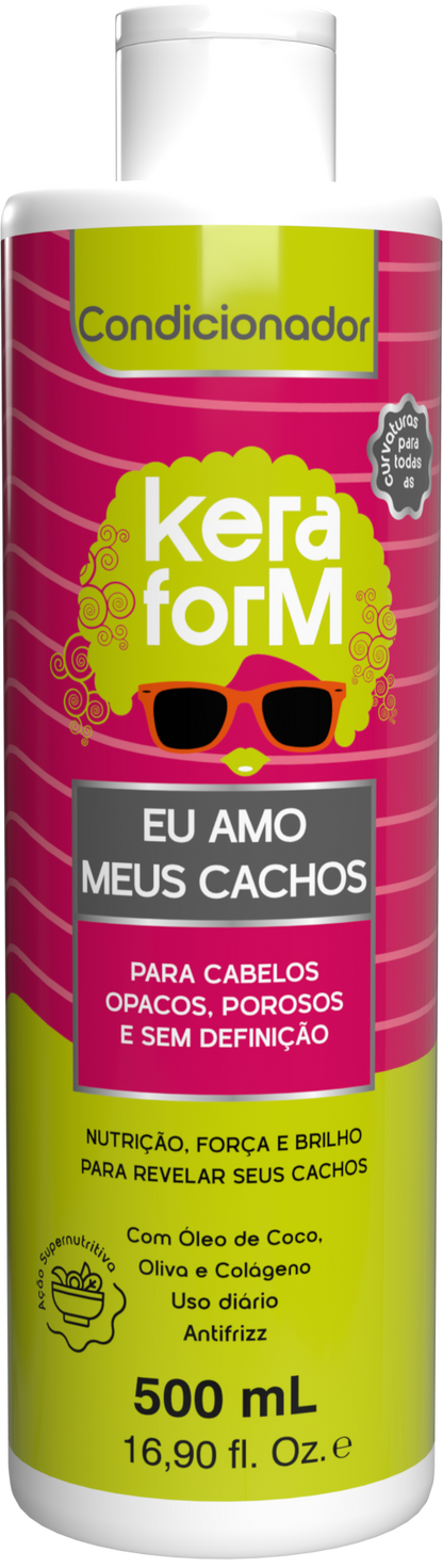 Condicionador Keraform Eu Amo Meus Cachos 500ml