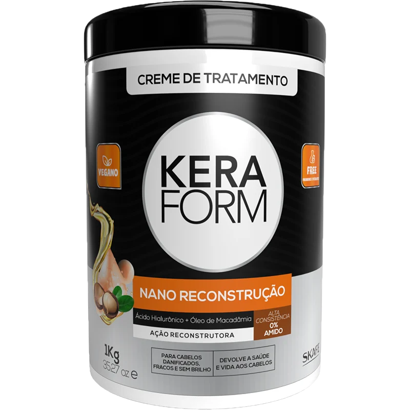 Creme de Tratamento Keraform Nano Reconstrução 1kg