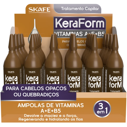Tratamento Capilar Vitamina A+E+B5 10ml