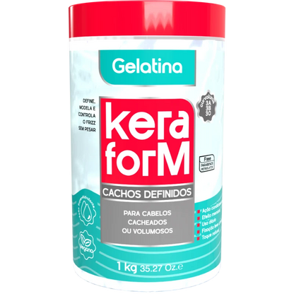 Gelatina Keraform Cachos+Definidos 1kg