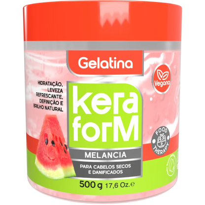 Gelatina Keraform Melancia 500g
