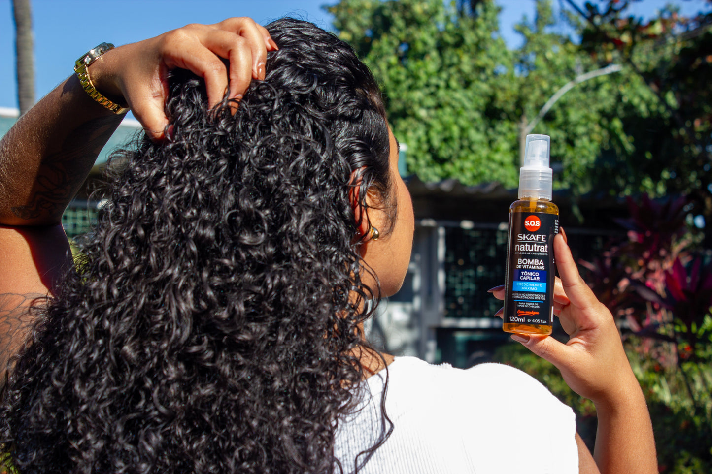 Tônico Crescimento Máximo Natutrat S.O.S Bomba de Vitaminas 120ml