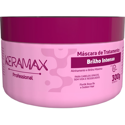 Máscara de Tratamento Keramax Brilho Intenso 300g