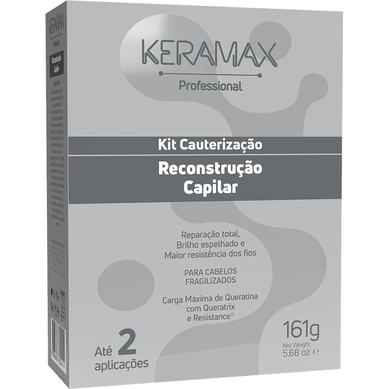 Kit Cauterização Keramax Reconstrução Capilar