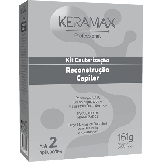 Kit Cauterização Keramax Reconstrução Capilar