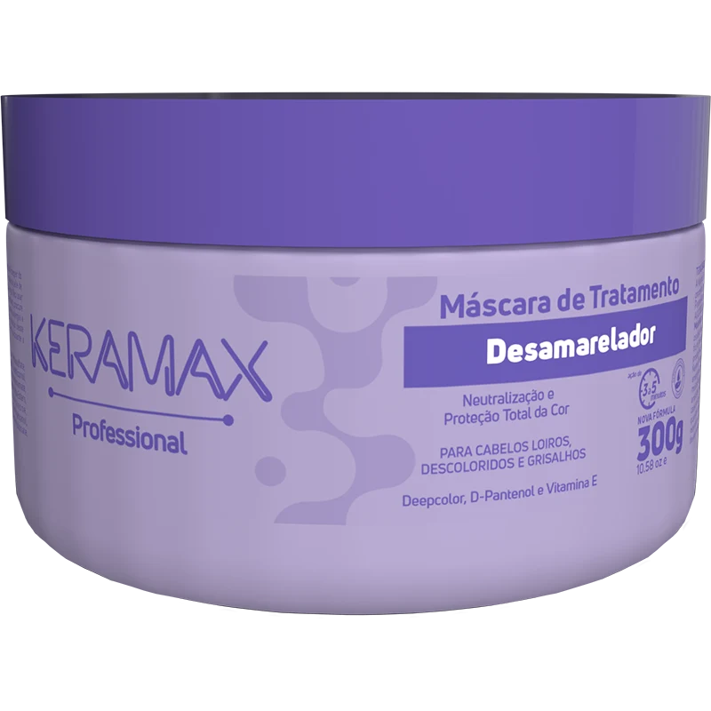Máscara de Tratamento Keramax Desamarelador