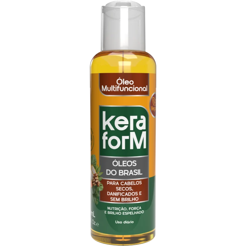 Óleo Multifuncional Keraform Óleos do Brasil 120ml