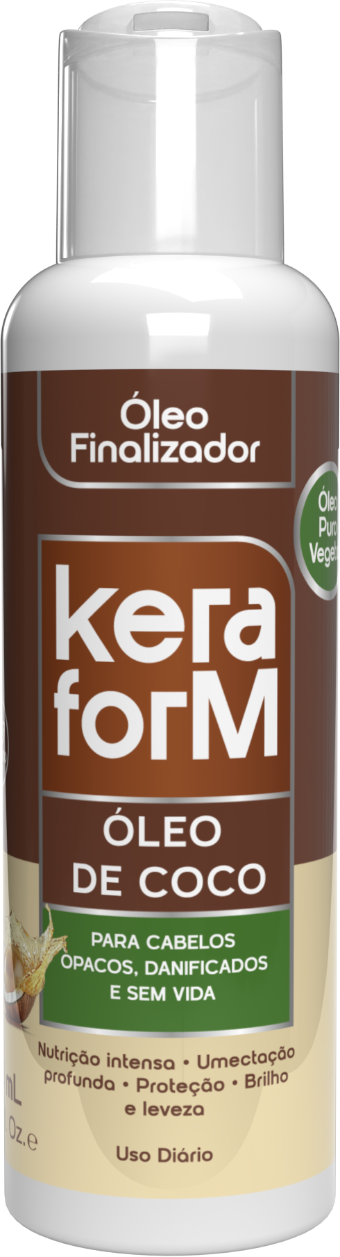 Óleo de Coco Vegano Keraform 120ml