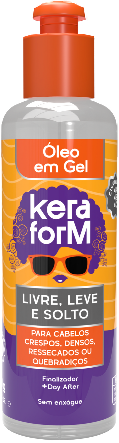 Óleo em Gel Keraform Livre, Leve e Solto 120 g