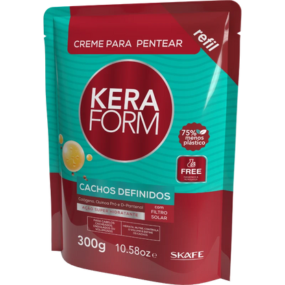Creme para Pentear Keraform Cachos Definidos Refil 300g - imagem 2