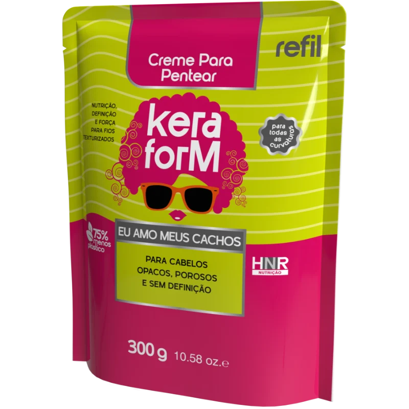 Creme para Pentear Keraform Eu Amo Meus Cachos Refil 300g