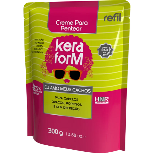 Creme para Pentear Keraform Eu Amo Meus Cachos Refil 300g