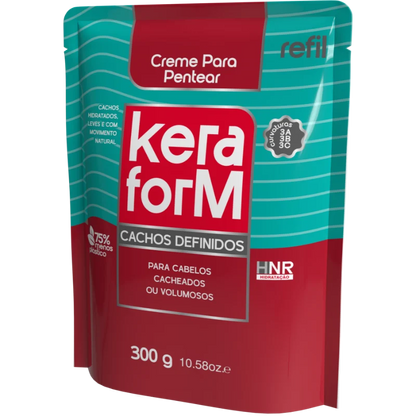 Creme para Pentear Keraform Cachos Definidos Refil 300g