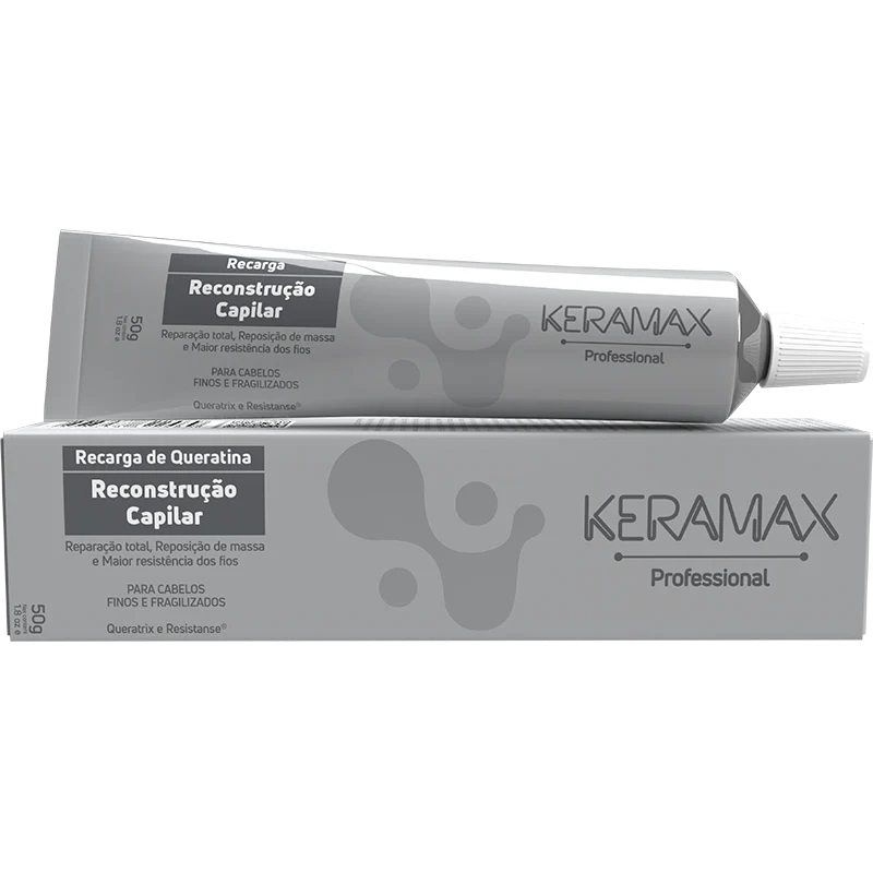 Recarga de Queratina Keramax Reconstrução Capilar 50g