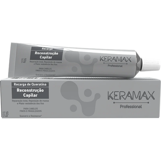 Recarga de Queratina Keramax Reconstrução Capilar 50g