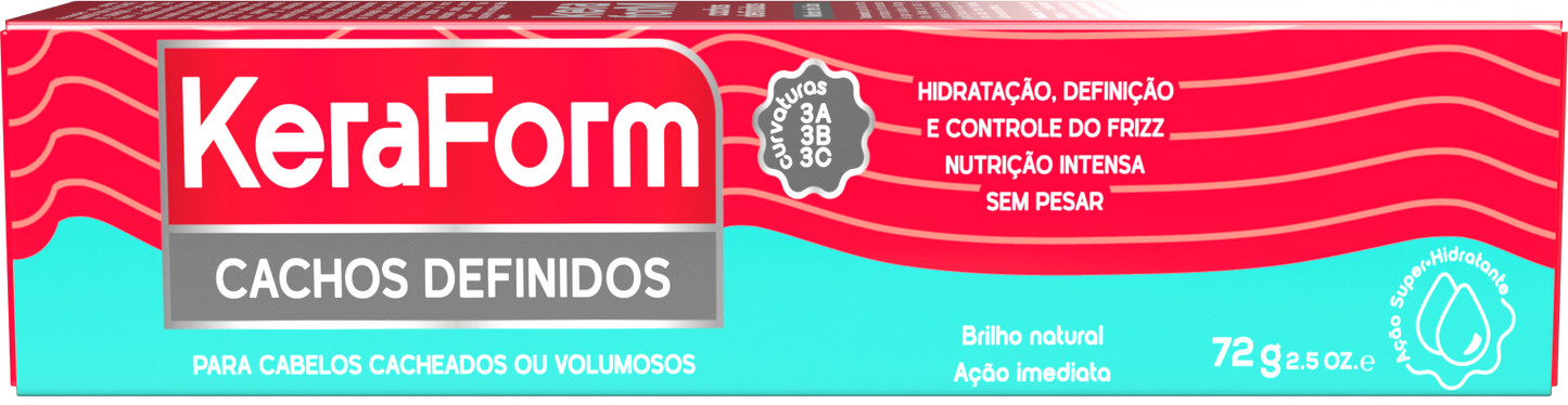RECARGA ULTRA ATIVADA KERAFORM CACHOS DEFINIDOS 72G