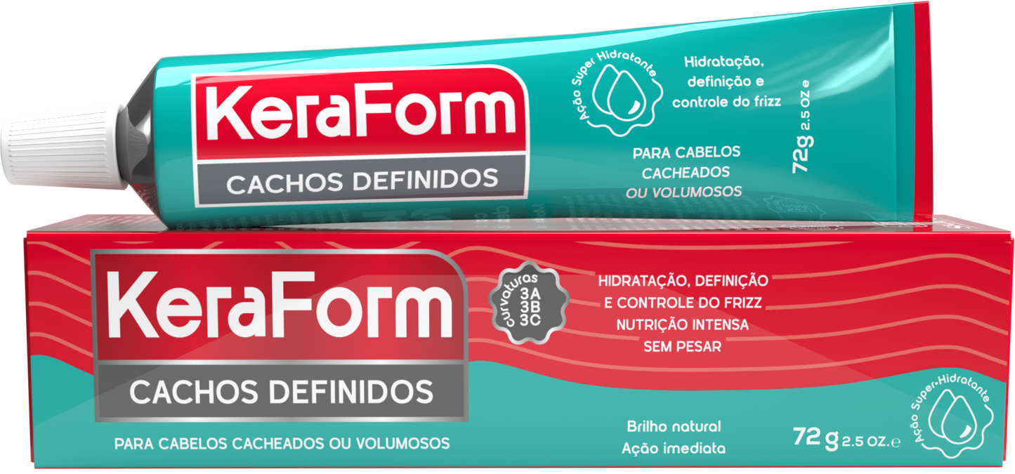 RECARGA ULTRA ATIVADA KERAFORM CACHOS DEFINIDOS 72G