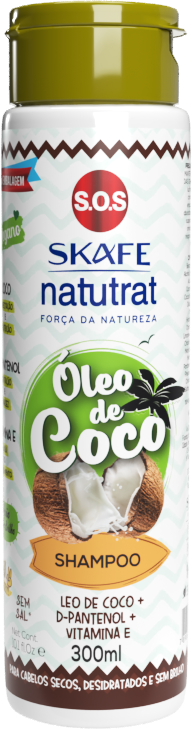 Shampoo Natutrat S.O.S Força da Natureza Coco 300ml