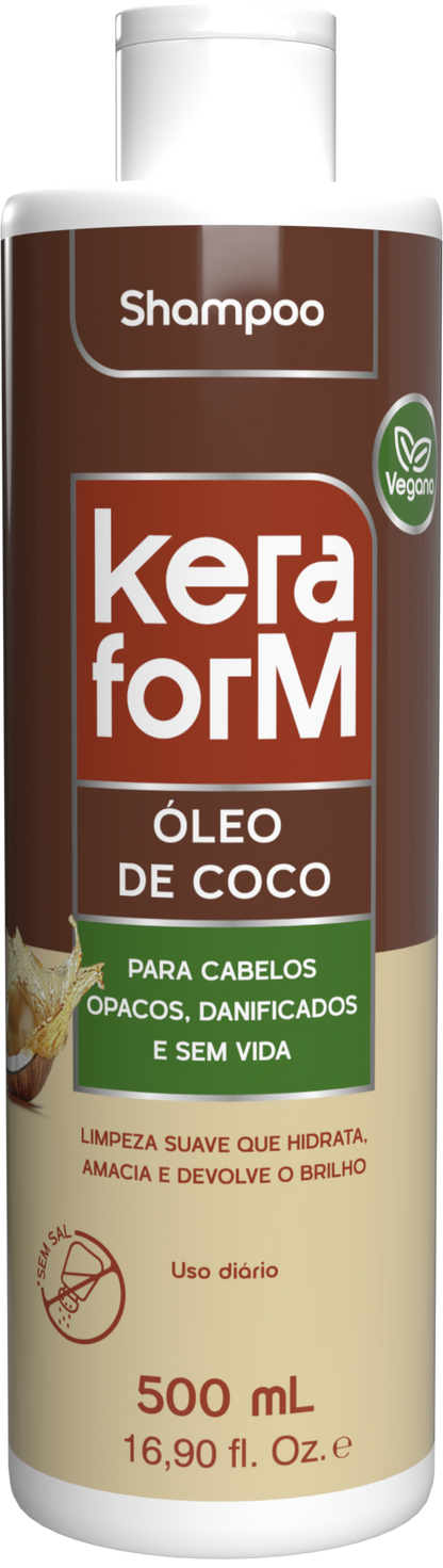 Shampoo Keraform Óleo de Coco 500ml
