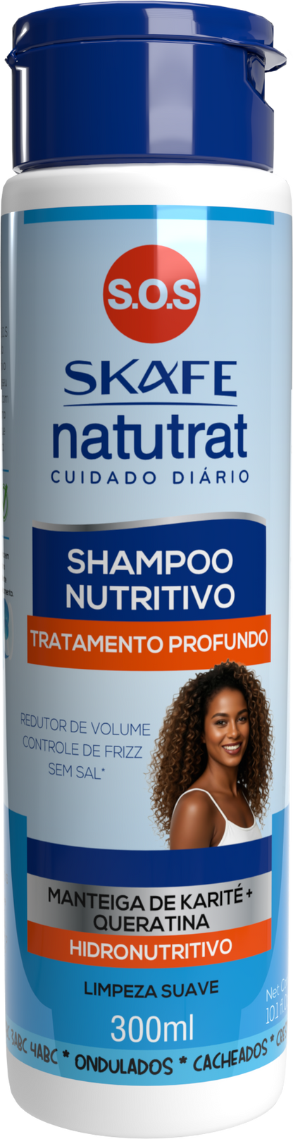 SHAMPOO NUTRITIVO NATUTRAT SOS CUIDADO DIÁRIO 300ML