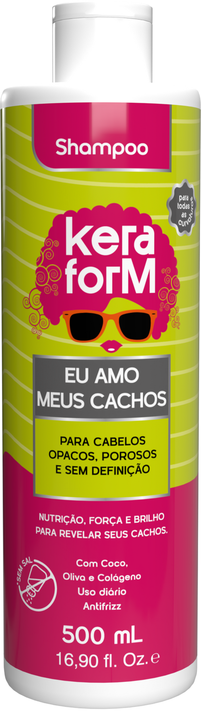 Shampoo Keraform Eu Amo Meus Cachos 500ml