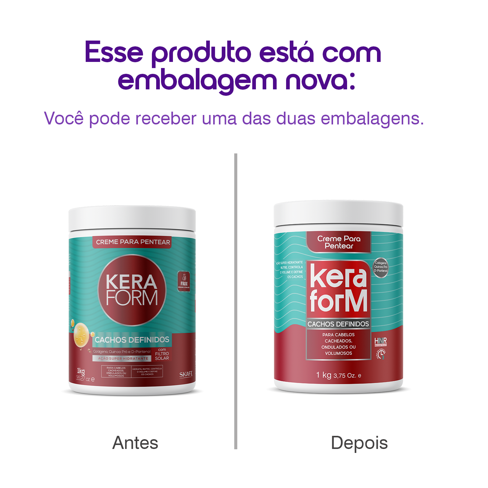 Creme para Pentear Keraform Cachos Definidos 1 kg - imagem 4