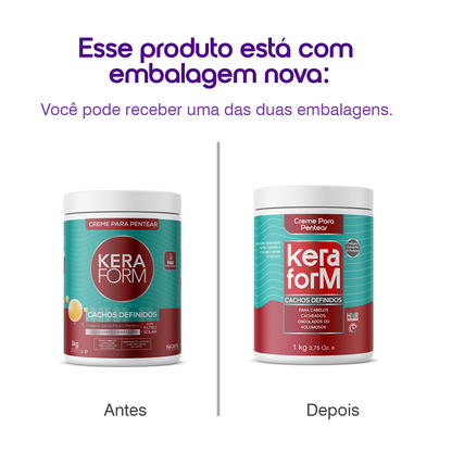 Creme para Pentear Keraform Cachos Definidos 1 kg - imagem 4