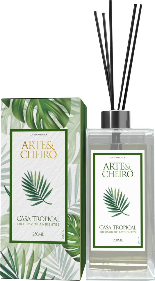 DIFUSOR DE AMBIENTES  ARTE E CHEIRO CASA TROPICAL 250ML
