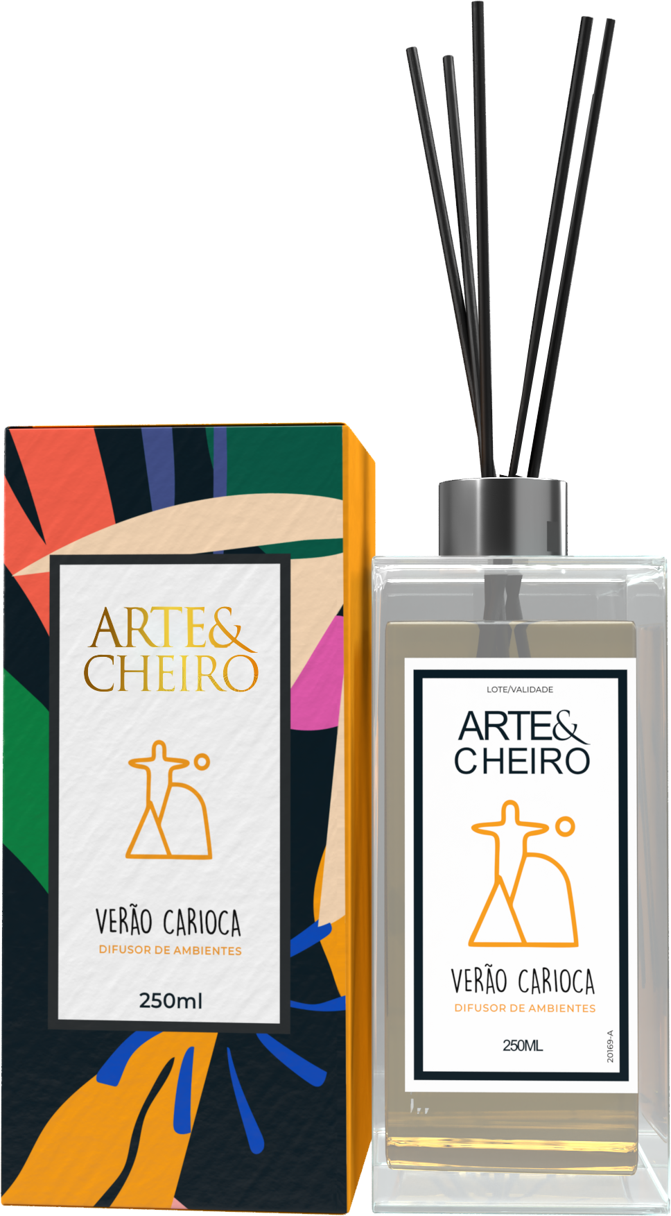 DIFUSOR DE AMBIENTES  ARTE E CHEIRO VERÃO CARIOCA 250ML