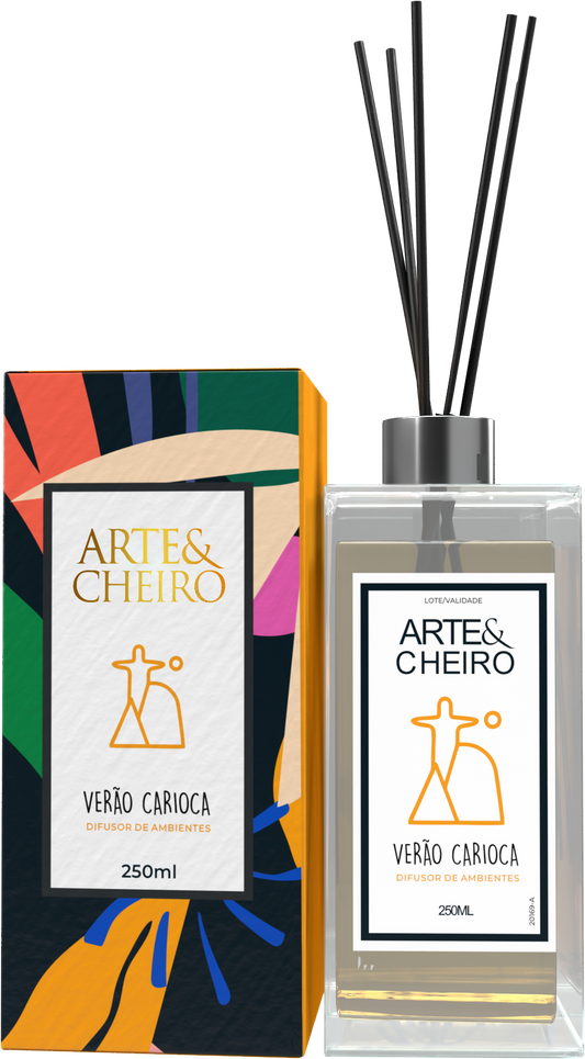 DIFUSOR DE AMBIENTES  ARTE E CHEIRO VERÃO CARIOCA 250ML