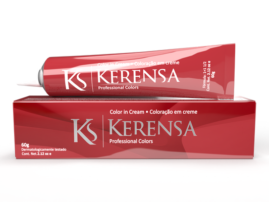 Coloração Kerensa Colors 8.40 Louro Claro Cobre Intenso 60g