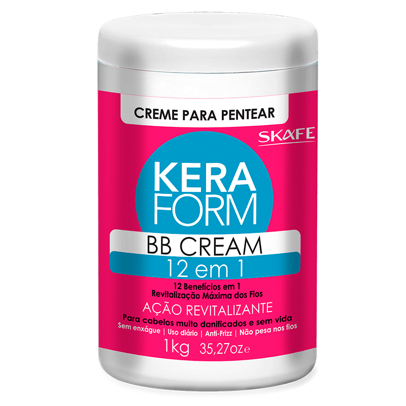 Creme para Pentear Keraform BB Cream Summer 12 em 1 - 1kg - imagem 2